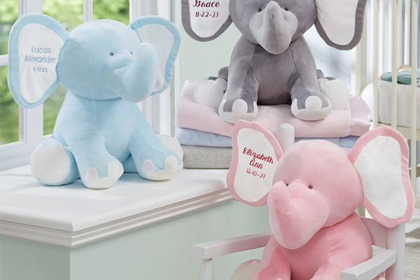 Embroidered plush teddy